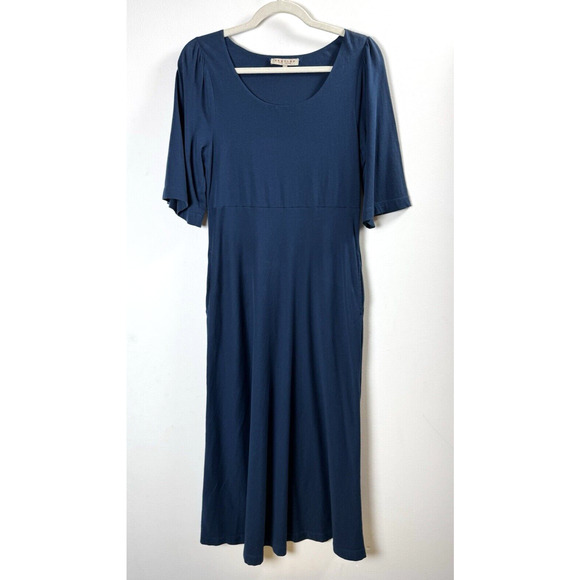 DemyLee Maxi Dress Elevated Quiet Luxury Understated Elegance Effortless Chic S - Picture 1 of 6